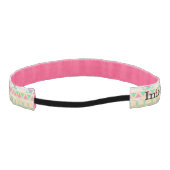 ヴィンテージパアステカステルガーリー幾何パターン アスレチックヘッドバンド (裏面)