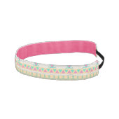 ヴィンテージパアステカステルガーリー幾何パターン アスレチックヘッドバンド (右)