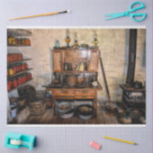 ヴィンテージパイオニアキッチンデクページティッシュペーパー 薄葉紙 (クラフト)