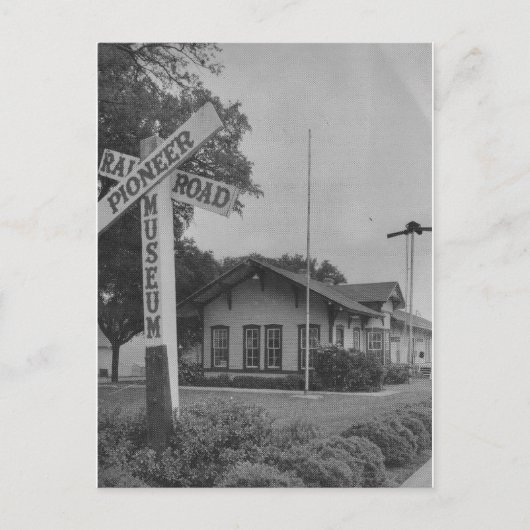 ヴィンテージパイオニア鉄道博物館はがき ポストカード (正面)