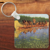 ヴィンテージパイオニア、素晴らしRemingtonによる探検家 キーホルダー (正面)