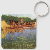 ヴィンテージパイオニア、素晴らしRemingtonによる探検家 キーホルダー (裏面)