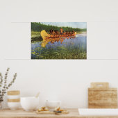 ヴィンテージパイオニア、素晴らしRemingtonによる探検家 ポスター (キッチン)