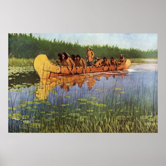 ヴィンテージパイオニア、素晴らしRemingtonによる探検家 ポスター (正面)