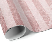 ヴィンテージパイナップルとピンクストライプ色 ラッピングペーパー (ロールコーナー)