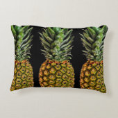 ヴィンテージパイナップルアートプリントアクセント装飾用クッション アクセントクッション (裏面)