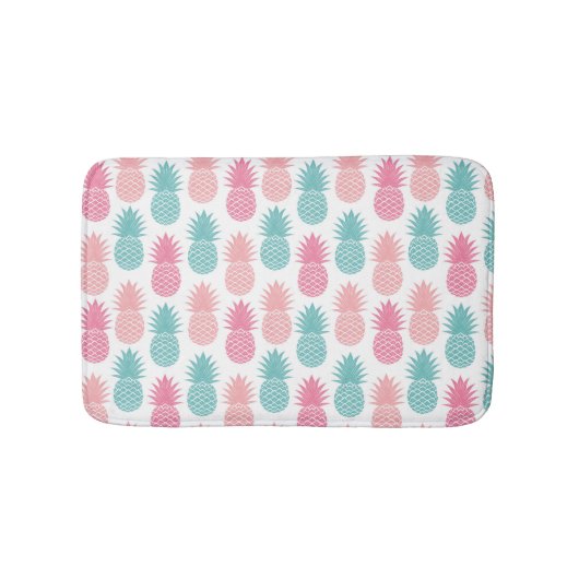 ヴィンテージパイナップルパターン バスマット (正面)