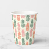 ヴィンテージパイナップルパターン 紙コップ (正面)
