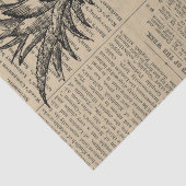 ヴィンテージパイナップル新聞 薄葉紙 (詳細)