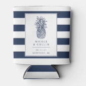 ヴィンテージパイナップル結婚式の引き出物 缶クーラー (正面)