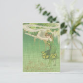 ヴィンテージパイプメイドシャームロックセントパトリックのデイカード ポストカード (スタンド正面)