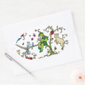 ヴィンテージパイプ 楕円形シール (封筒)