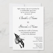 ヴィンテージパイレーツオンシップ結婚式パーティー招待状 招待状 (裏面)