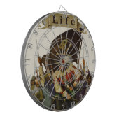 ヴィンテージパイレーツライフワイエスイラストレーション ダーツボード (正面左)