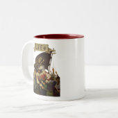 ヴィンテージパイレーツライフワイエスイラストレーション ツートーンマグカップ (正面左)