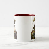 ヴィンテージパイレーツライフワイエスイラストレーション ツートーンマグカップ (中央)