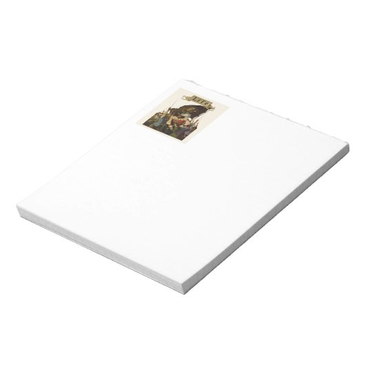 ヴィンテージパイレーツライフワイエスイラストレーション ノートパッド (回転)