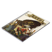 ヴィンテージパイレーツライフワイエスイラストレーション ノートブック (左側)