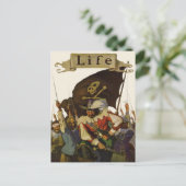 ヴィンテージパイレーツライフワイエスイラストレーション ポストカード (スタンド正面)