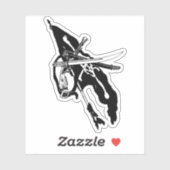 ヴィンテージパイレーツ国旗、ジョリーロジャースカルクロスボーン シール (シート)