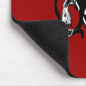 ヴィンテージパイレーツ国旗、ジョリーロジャースカルクロスボーン マウスパッド (コーナー)