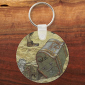 ヴィンテージパイレーツ、ウィリアム・キッド・エイリング・トレジャー キーホルダー (正面)