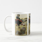 ヴィンテージパイレーツ、ウィリアム・キッド・エイリング・トレジャー コーヒーマグカップ (左)