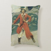 ヴィンテージパイレーツ、キャプテン・ケイトバイハワード・ピレ アクセントクッション (裏面(縦))