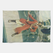 ヴィンテージパイレーツ、キャプテン・ケイトバイハワード・ピレ キッチンタオル (横)