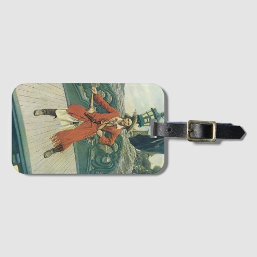 ヴィンテージパイレーツ、キャプテン・ケイトバイハワード・ピレ ラゲッジタグ (正面横)