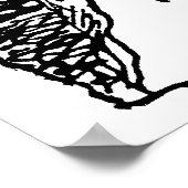 ヴィンテージパイレーツ・スケッチ・オブ・ア・キャプテンバイハワードピレ ポスター (角)