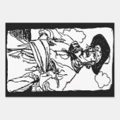 ヴィンテージパイレーツ・スケッチ・オブ・ア・キャプテンバイハワードピレ ラッピングペーパーシート (正面2)