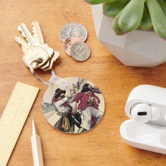 ヴィンテージパイレーツ、デュエル・トゥル・ザ・デス・オン・ザ・ビーチ キーホルダー (デスク)