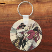 ヴィンテージパイレーツ、デュエル・トゥル・ザ・デス・オン・ザ・ビーチ キーホルダー (正面)