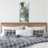 ヴィンテージパイレーツ、ハワード・ピレのキャプテン・ゴールダック キャンバスプリント (インサイチュ (寝室))