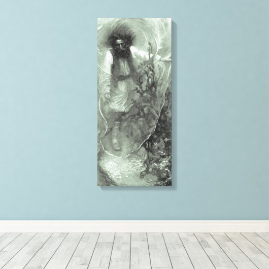 ヴィンテージパイレーツ、ハワード・ピレのキャプテン・ゴールダック キャンバスプリント (インサイチュ (ウッドフロア))