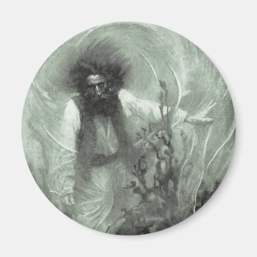 ヴィンテージパイレーツ、ハワード・ピレのキャプテン・ゴールダック マグネット (正面)