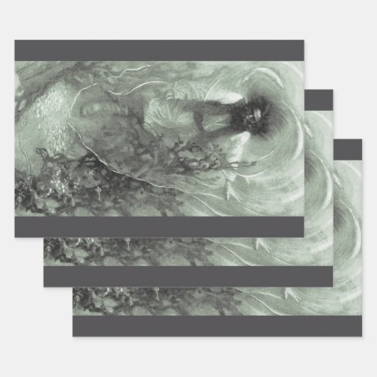 ヴィンテージパイレーツ、ハワード・ピレのキャプテン・ゴールダック ラッピングペーパーシート (セット)