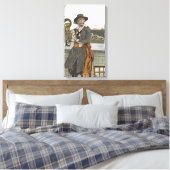 ヴィンテージパイレーツ、冒険ギャレーのデッキで キャンバスプリント (インサイチュ (寝室))