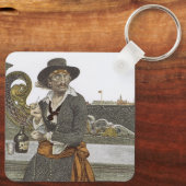 ヴィンテージパイレーツ、冒険ギャレーのデッキで キーホルダー (裏面)