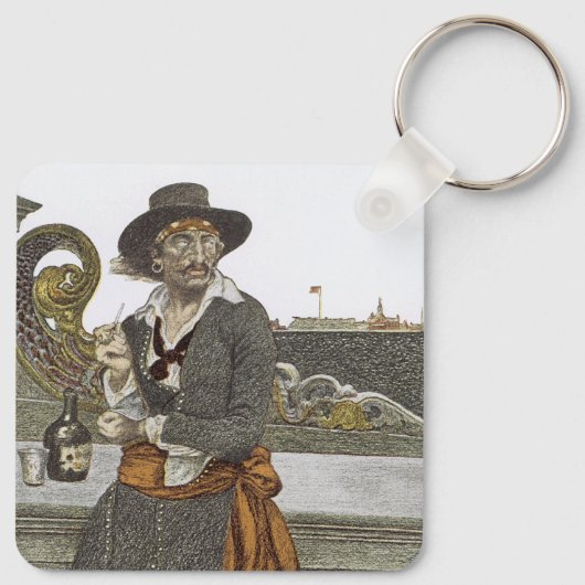 ヴィンテージパイレーツ、冒険ギャレーのデッキで キーホルダー (裏面)