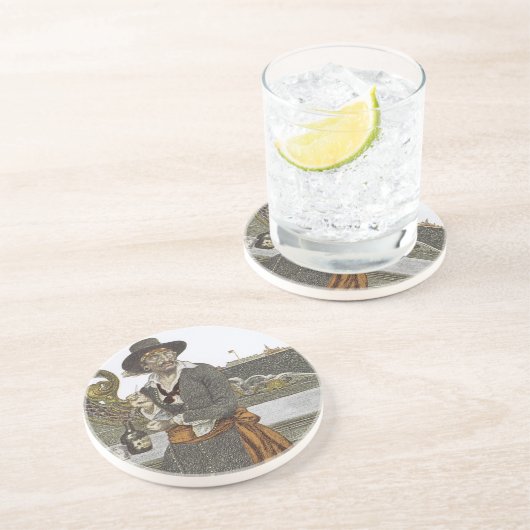 ヴィンテージパイレーツ、冒険ギャレーのデッキで コースター (側面)