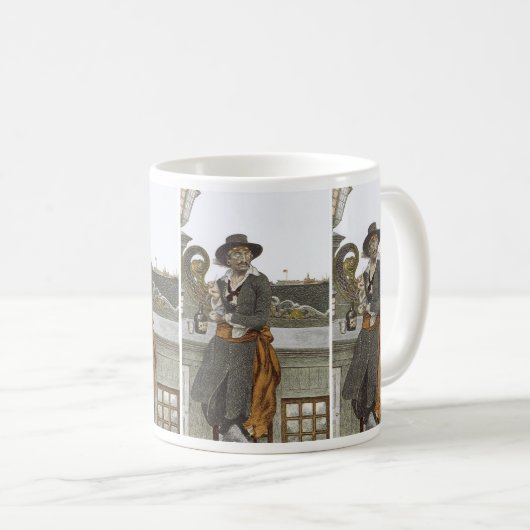 ヴィンテージパイレーツ、冒険ギャレーのデッキで コーヒーマグカップ (正面右)