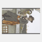 ヴィンテージパイレーツ、冒険ギャレーのデッキで ラッピングペーパーシート (正面)