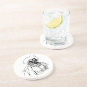 ヴィンテージパイレーツ、Howard Pyleによる海賊スケッチ コースター (側面)