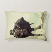 ヴィンテージパイレーツ、NC Wyethキャプテン・ビル・ボーンズ アクセントクッション (裏面)