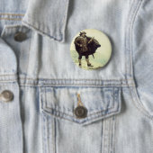 ヴィンテージパイレーツ、NC Wyethキャプテン・ビル・ボーンズ 缶バッジ (インサイチュ)