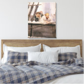 ヴィンテージパイレーツNCワイエスによる霧の中のブリグ契約 キャンバスプリント (インサイチュ (寝室))