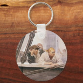 ヴィンテージパイレーツNCワイエスによる霧の中のブリグ契約 キーホルダー (正面)