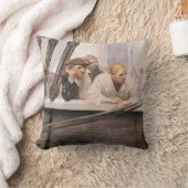 ヴィンテージパイレーツNCワイエスによる霧の中のブリグ契約 クッション (ブランケット)